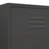 Flores - Wardrobe Anthracite 900 x 500 x 1800 mm Steel